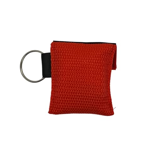 Back Side of the life safety pro CPR Keychain mask