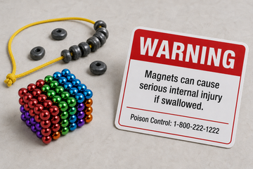 My Child Swallowed a Magnet: What to Do Right Now